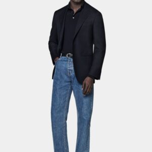 Pinnacle Stretch-Fit Blazer – Midnight Navy
