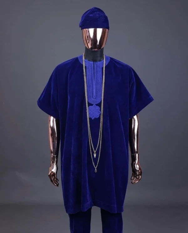 Velvet Majesty – African Men’s Kaftan