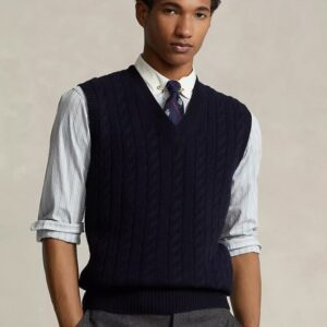 Wool Vest – Dark Blue