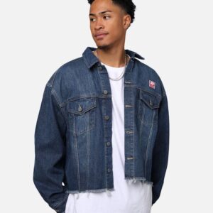 Raw Hem Denim Jacket