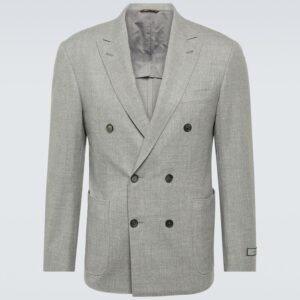 Double-Breasted Blazer – Ash Grey