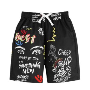 Graffiti Print Shorts